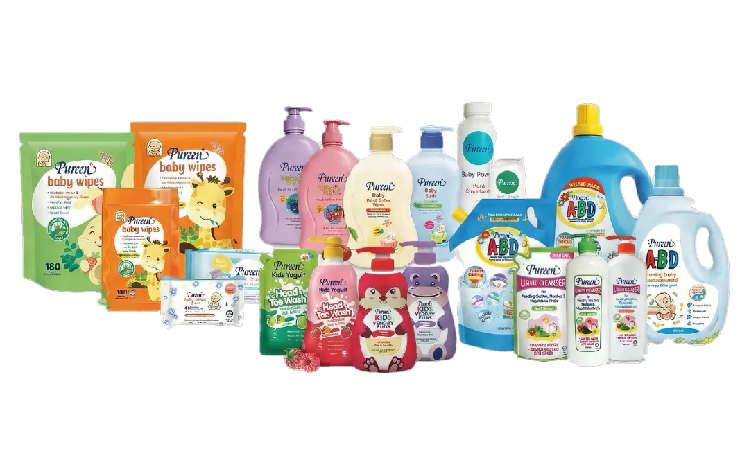 Pureen care products for the family